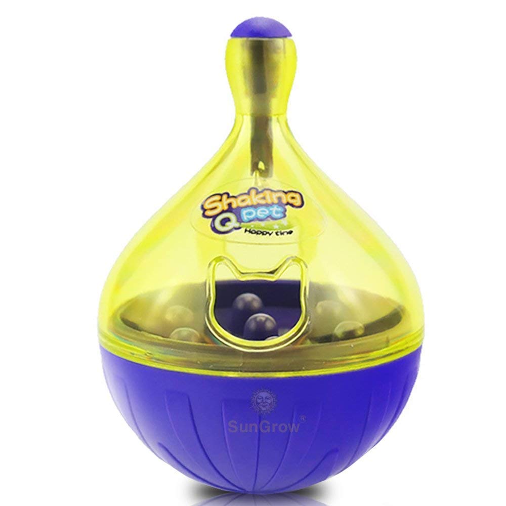 PSK PET MART Fun & Interactive Small Pet Toy with Jingles Bell Food Dispenser for Puppy/Cat (Color May Vary) (B08R7369YL) Amazon Price History, Amazon Price Tracker