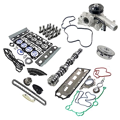 MDS HEMI V8 5.7 Engine Overhaul Rebuild Kit Replacement for 2006-2015 Dodge Durango, Ram 1500, Chrysler Aspen MDS Camshaft, lifters, Timing Chain kit, Oil Pump 53022263AF 53021726AD 53021726AE