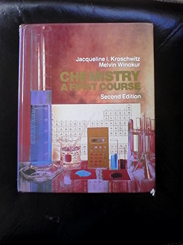Chemistry, a First Course 0070355398 Book Cover