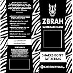 ZBrah Surf - Premium Surf Leash Biomimicry, Max Strength, Lightweight, for All Types of Surfboards. 7mm Thick (1/4") 6 and 8 Feet - Image 4