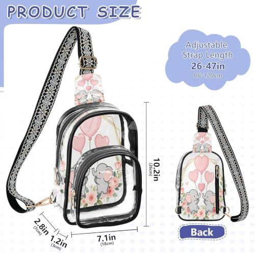 Bolsa transparente compacta para evitar pérdidas con bolsillos linqin 3
