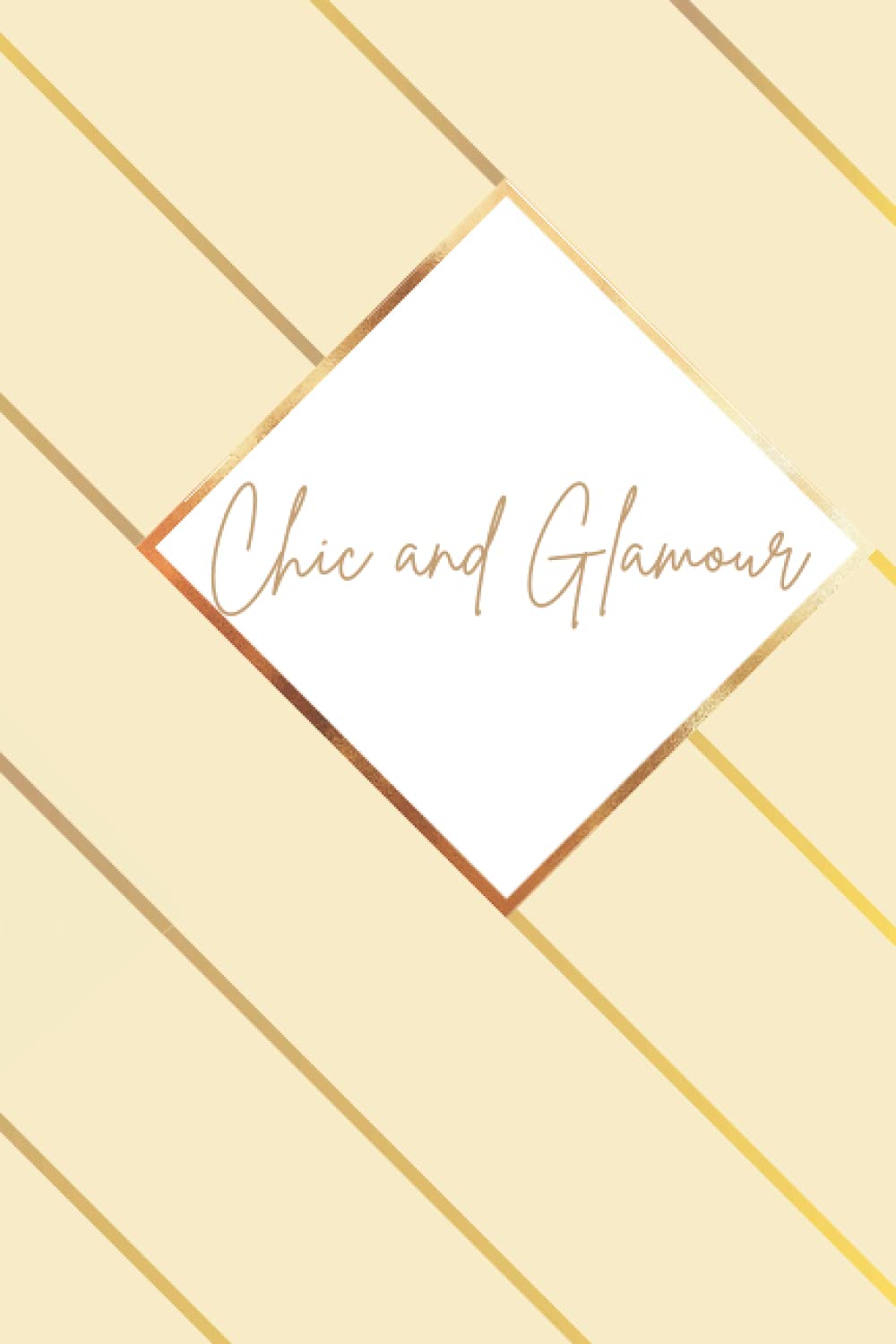 Chic & Glamour Notebook: Exquisite chic and glamorous design