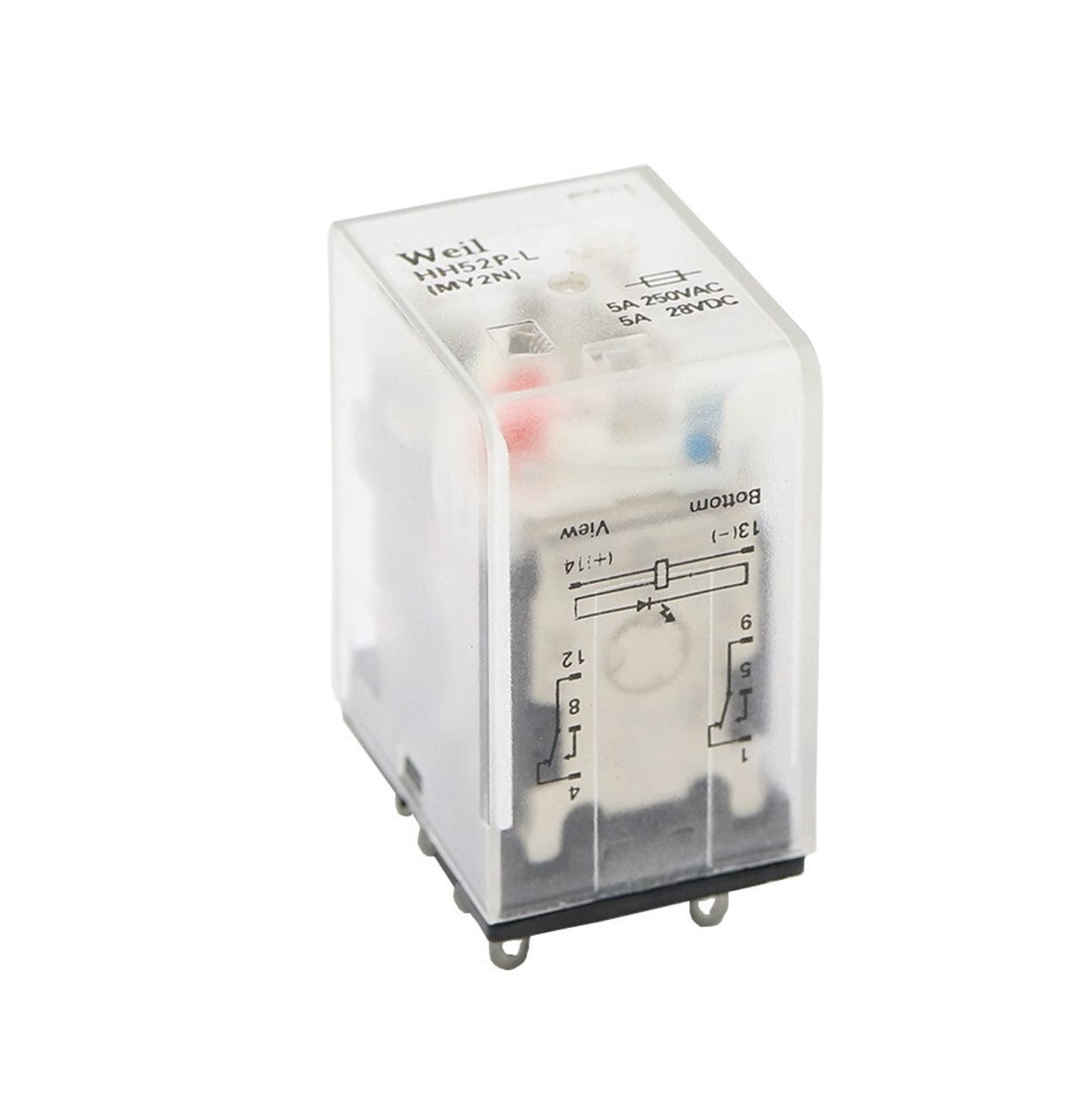 Micro relais 8 broches MY2NJ commutation stable 110V bobine AC
