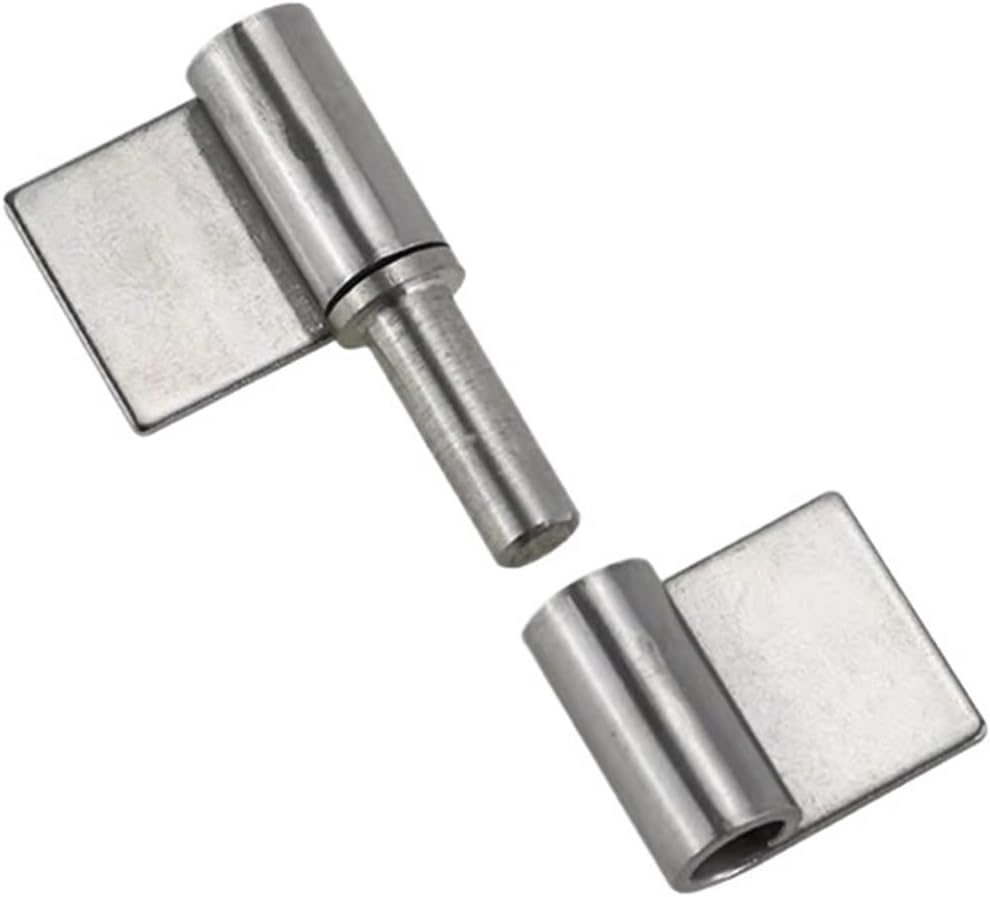 Stainless Steel Detachable Flag Hinge for Industrial Equipment Cabinet Door Hinges 1Pcs(with Holes)