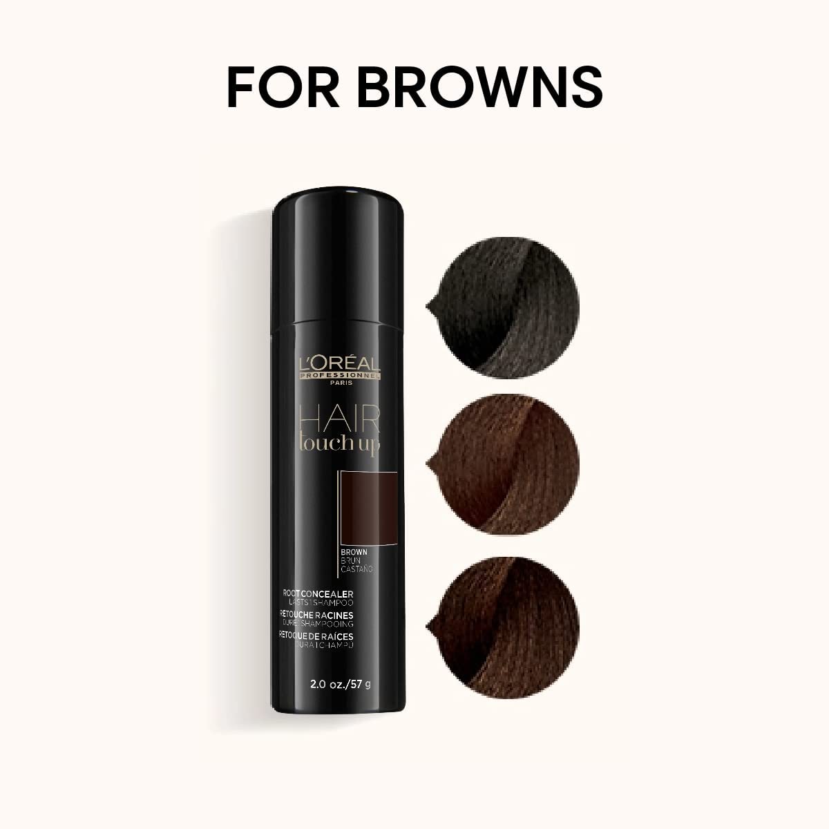 L'Oreal Professionnel Coloración Hair Touch Up Brown 75 ml