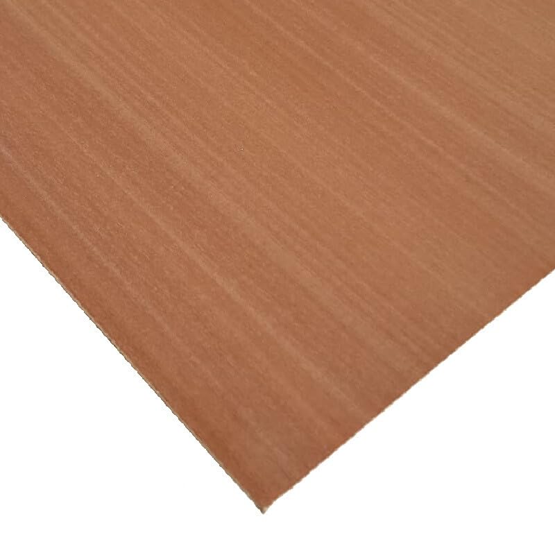 Generico Pannello Compensato mm 4 Varie Essenze di Legno Rovere, Noce, Ciliegio, ECC. ECC - Dimensione Disponibile: Mogano cm 92 x 110