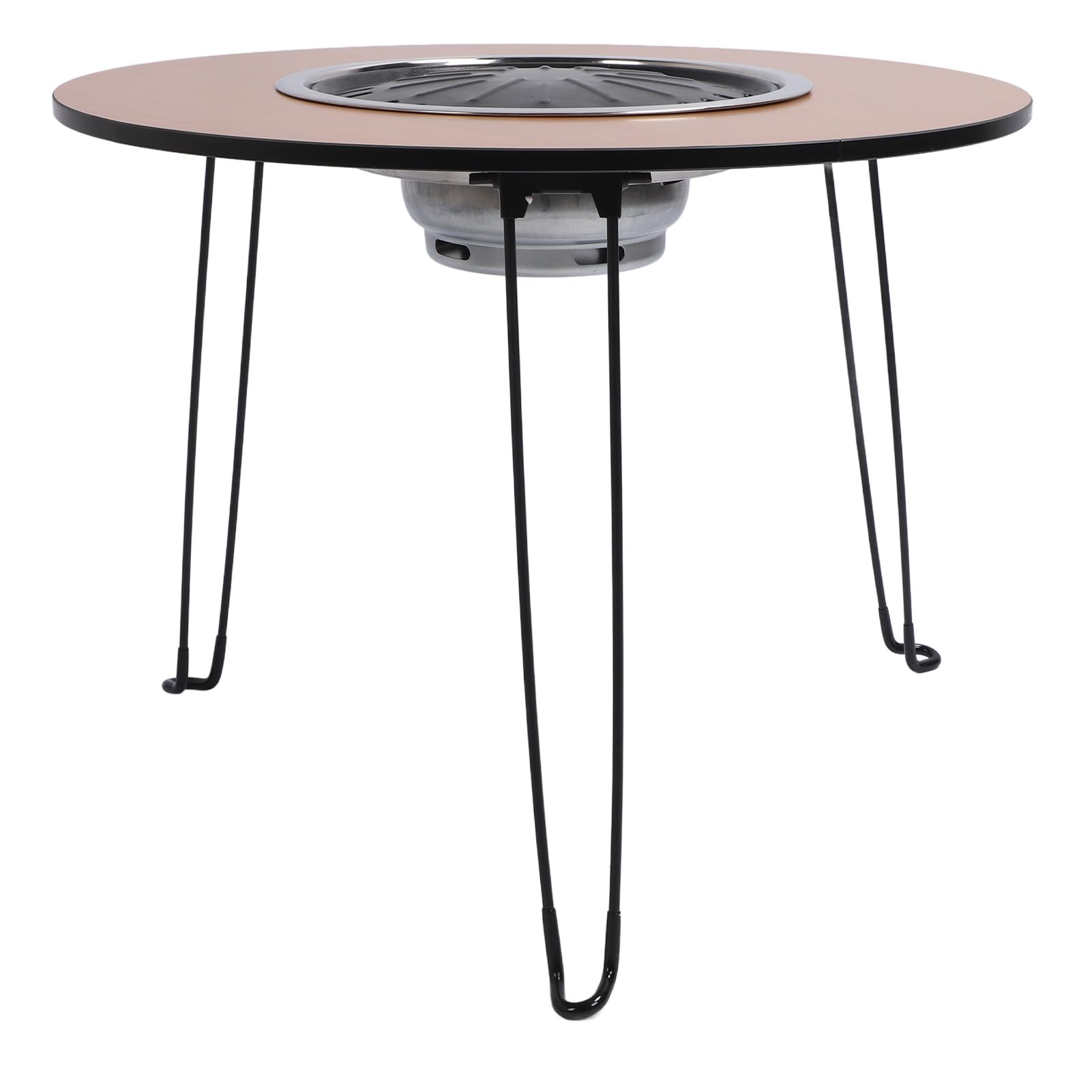 Table de foyer de feu en bois portable | Ensemble de 8 pièces pour camping