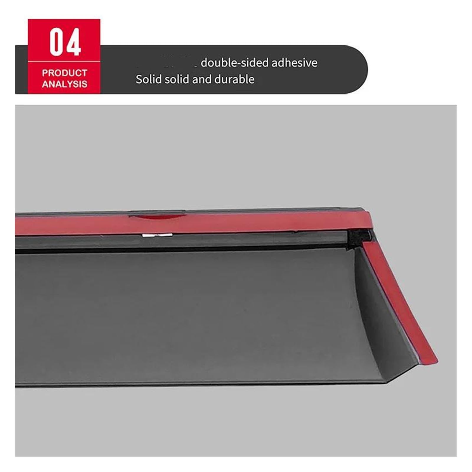 Seitenfensterabweiser Car Window Weather Shields For BYD For Yuan For Plus For Atto 3 2022+ Paste-mounted Window Deflector Rain Covers 4Pcs/Set