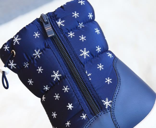 Kids Girls Snow Boots Waterproof Anti Slip Winter Shoes Cold Weather Shoes3