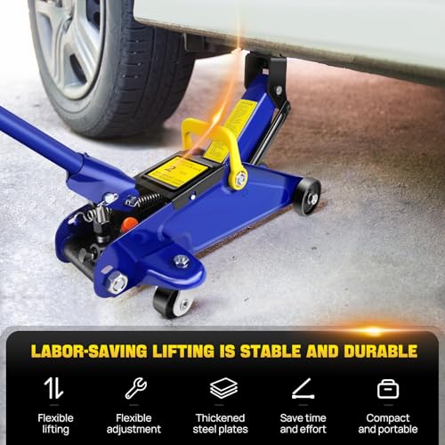 Trolley Jack Car Jack Car Trolley Lift Jack Low Profile Floor Jack,Jack Stand Car Jack Kit with Lift Range 5.5