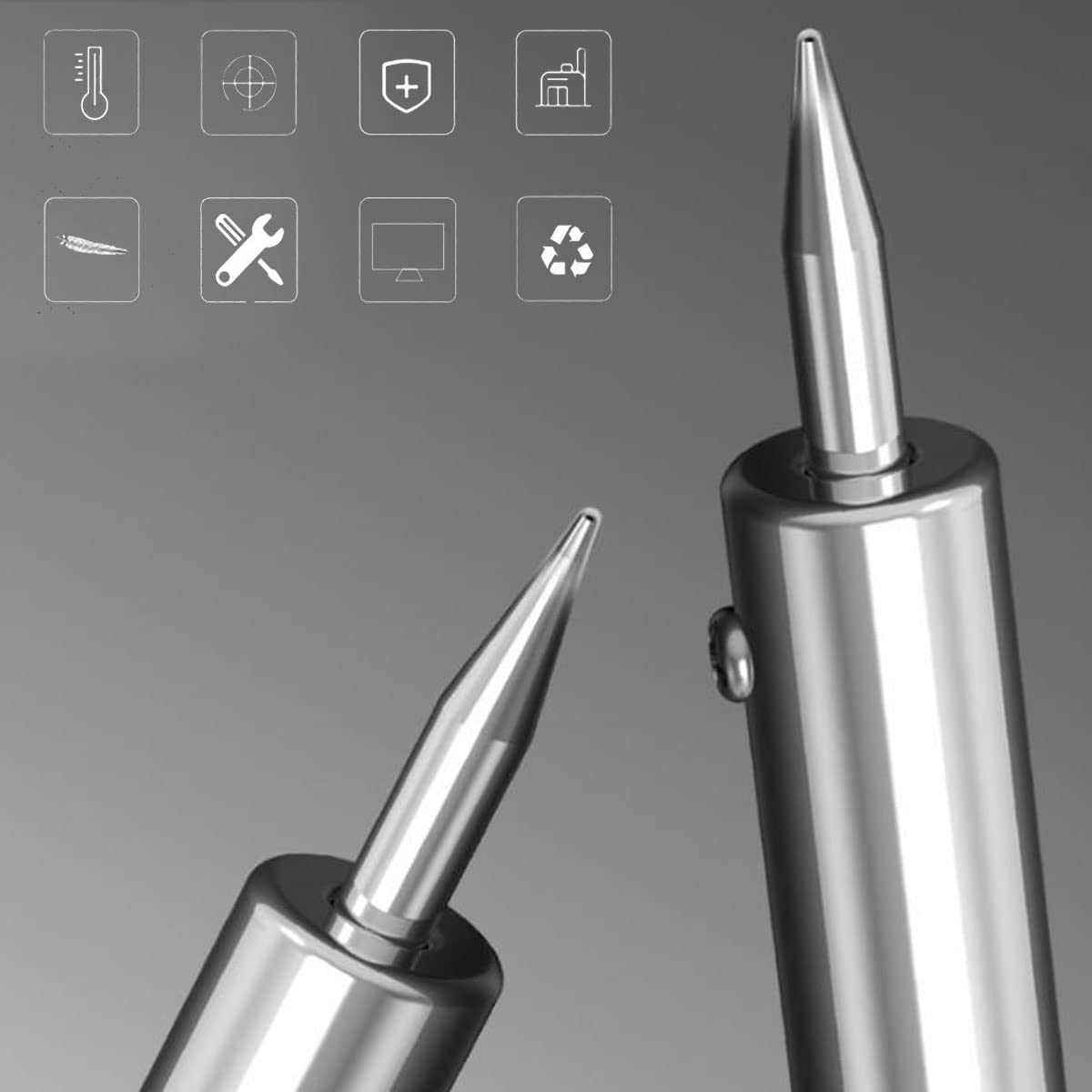 Kit per Saldatura Elettronica per Saldatore, Kit per Saldatore Portatile con Multimetro, Kit per Saldatura per Progetti Elettronici per Principianti