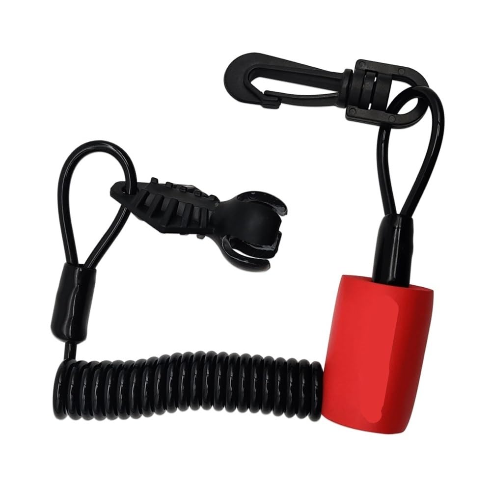 Llave flotante con clip de chispa para salidas seguras en moto de agua 2