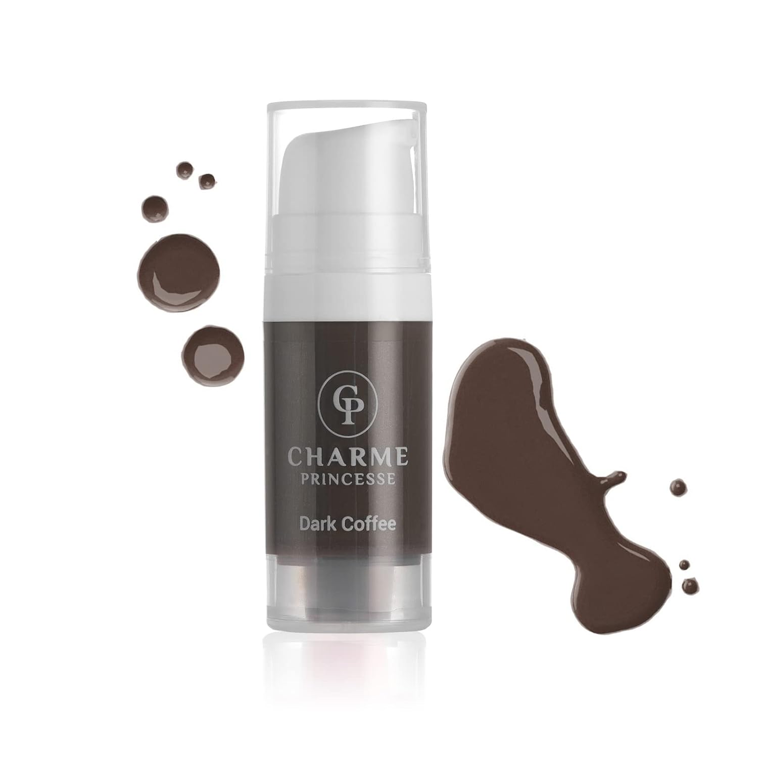 Charme Princesse Pigmento Tinta Permanente Micropigmento Cosmético Pigmento Delineador de Ojos de Cejas Labios Cosmético Café Oscuro Pigmento de