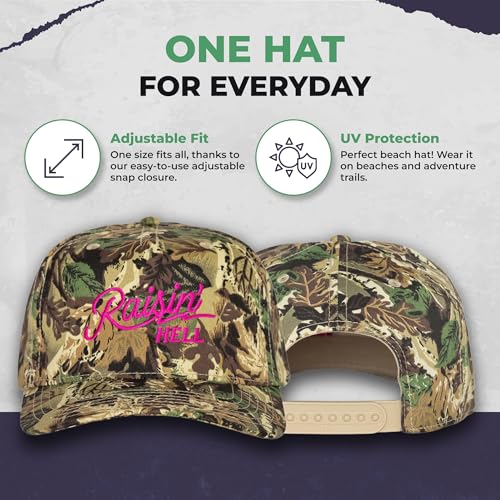 Gorra Trucker Unisex Estilo Occidental Color Camo miniatura 5