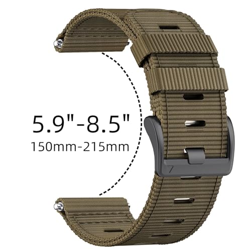 Rugged Nylon for Garmin Instinct 2X/3 50mm Watch Band, Comfortable All Day by PremiFit - Used condition - Image 5