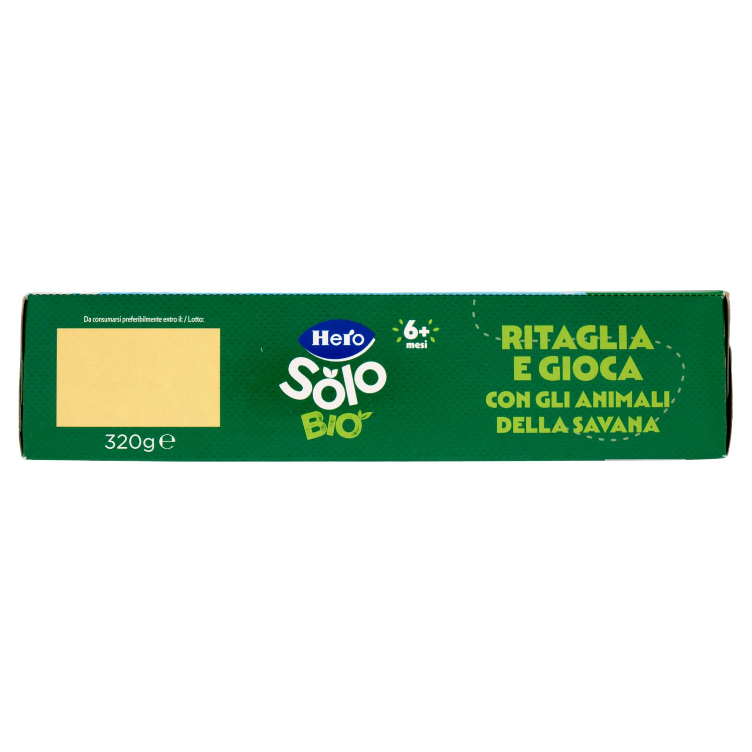 Hero Solo Bio, Biscotti Solubili 100% Biologici, senza zuccheri aggiunti e senza olio di palma - 12 confezioni da 320 gr