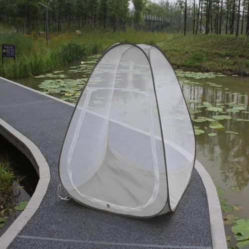 Carpa de Meditación TreasureCave para 1 Persona Gris miniatura 3