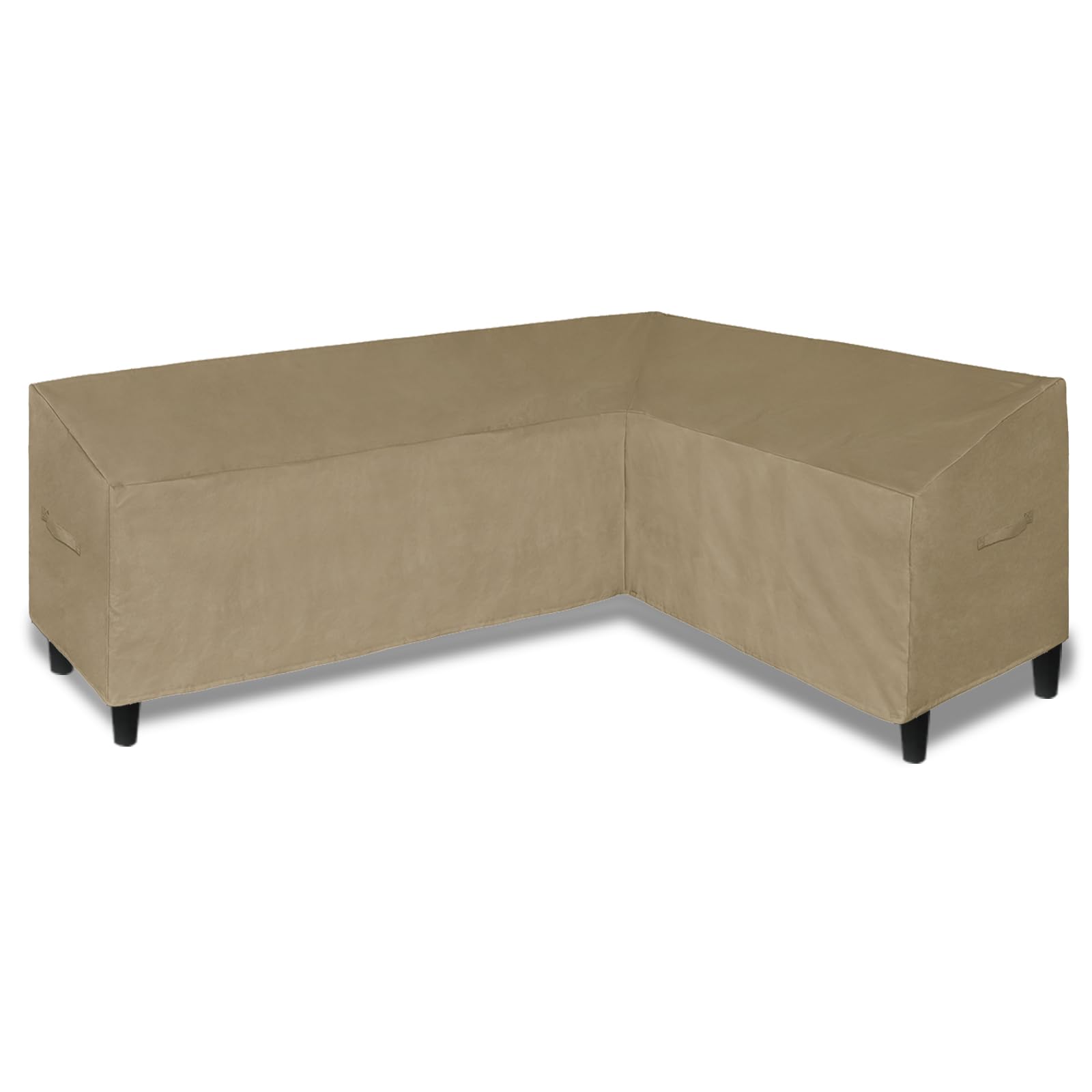 Easy-Going 600D Patio L-Shaped Sectional Sofa Cover, 104"X83",Right Facing