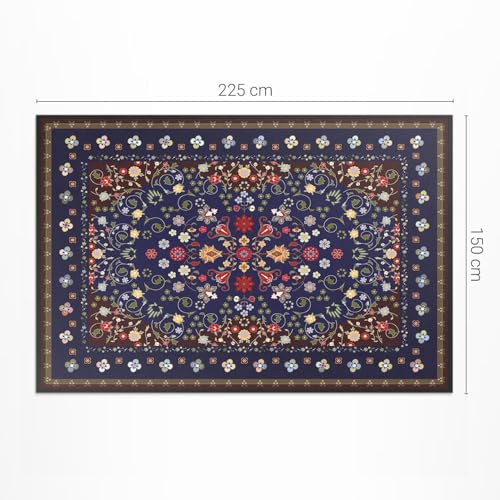 Tapis de jardin extérieur 150x225 résistant décoloration PVC - 4