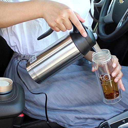Tetera Eléctrica Portátil 750ml para Auto miniatura 2