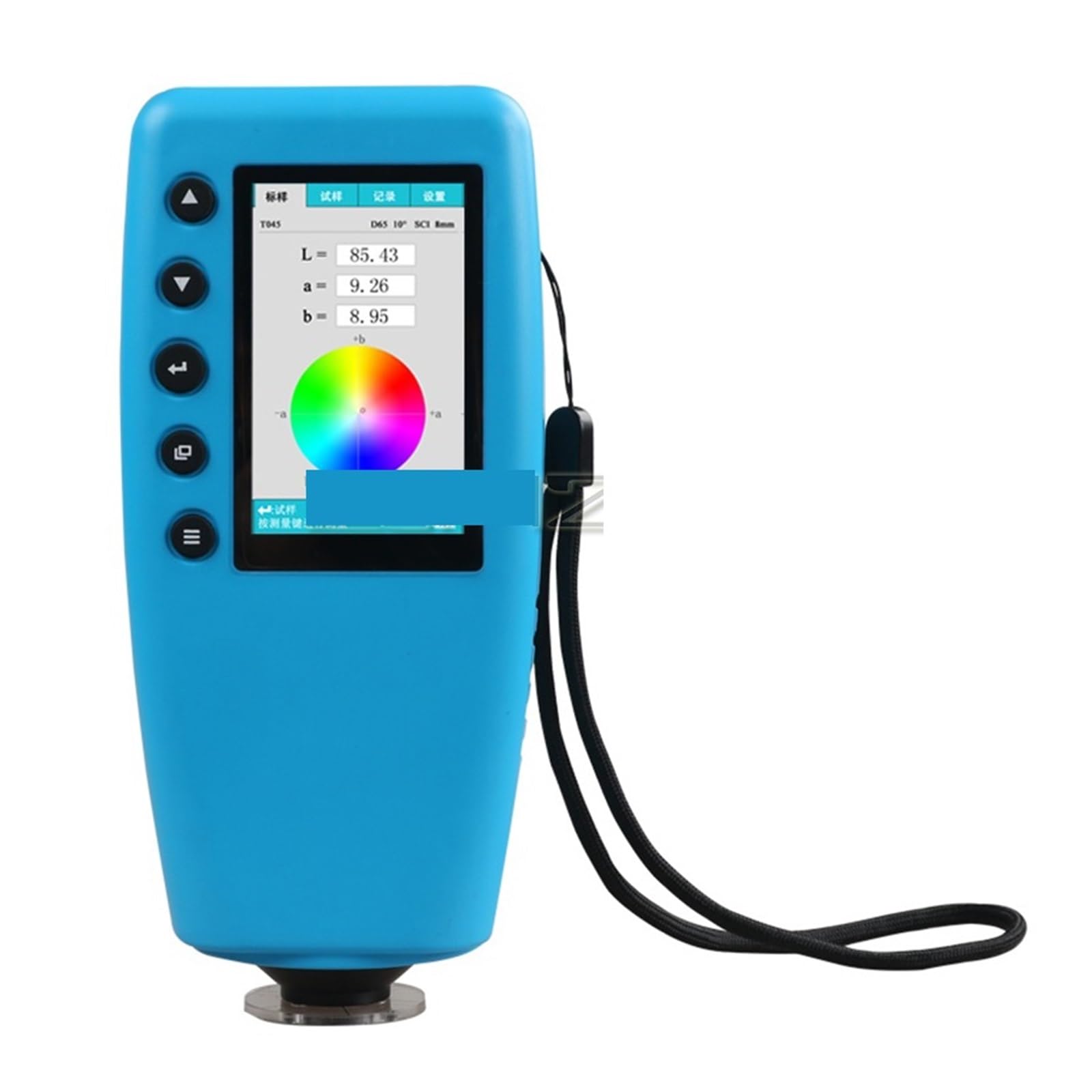 4/8mm Colorimetro portatile Analizzatore di colore Digitale Preciso LAB Color Tester Misuratore differenza Display a colori TFT Serie WR10 per il controllo del colore | 4mm WR-10QC