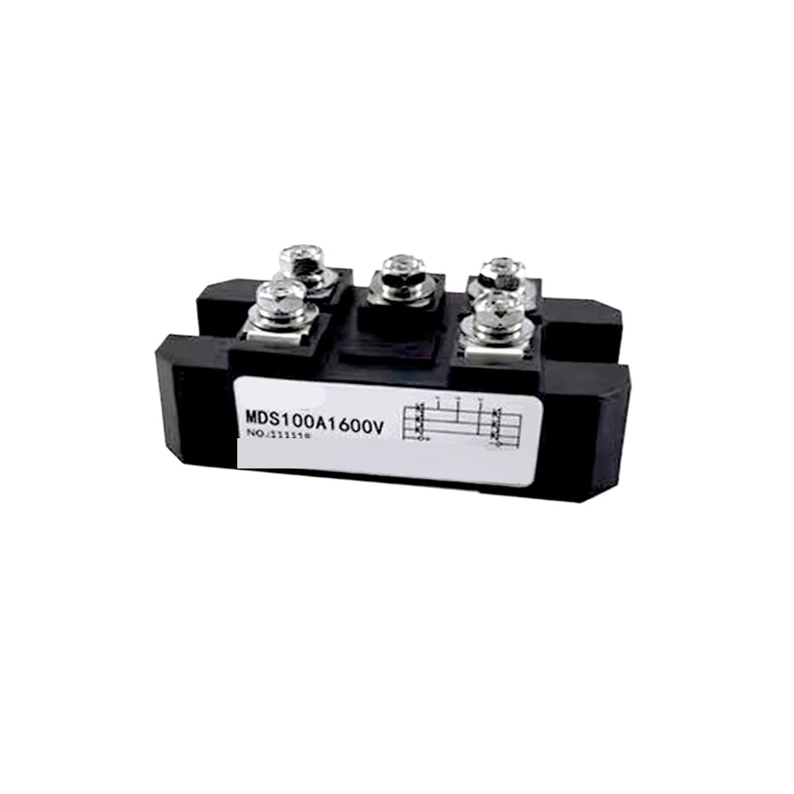 1 pz Componenti attivi MDS60-16 Modulo raddrizzatore trifase MDS100-16 Modulo AC/DC 60A 1600 V Raddrizzatore a ponte a diodi trifase(MD100A 1600V)