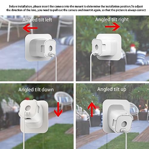 Support Blink Mini HOLACA blanc avec inclinaison 20 degrés et fixation adhésive - 5