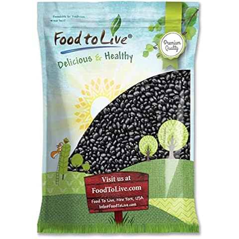 Food to Live Black Turtle Beans, 15 Pounds Cover