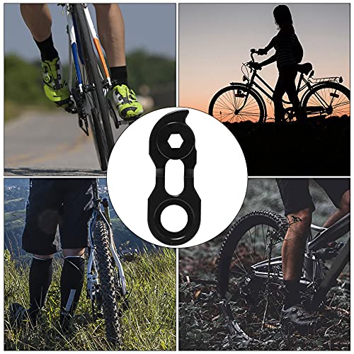 Image of Keenso Derailleur Hanger Extender, Rear Derailleur Hanger Extension Bike Frame Tail Hook Extender for 34T-52T
