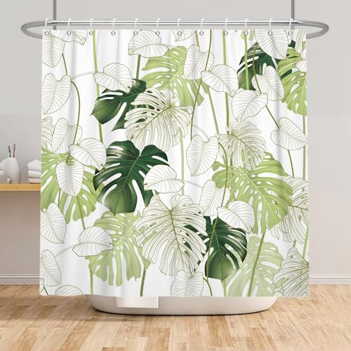ASDCXZ Leaves Shower Curtain 180x200 cm - Image 4