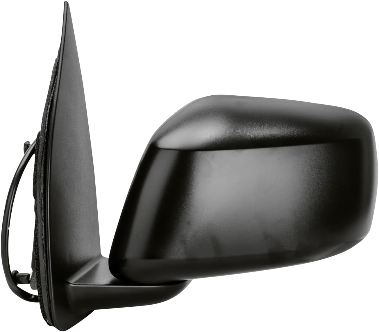 Kool Vue Manual Side View Mirror - Left Driver Side For Nissan Xterra & Frontier (2005-2021), Textured Black
