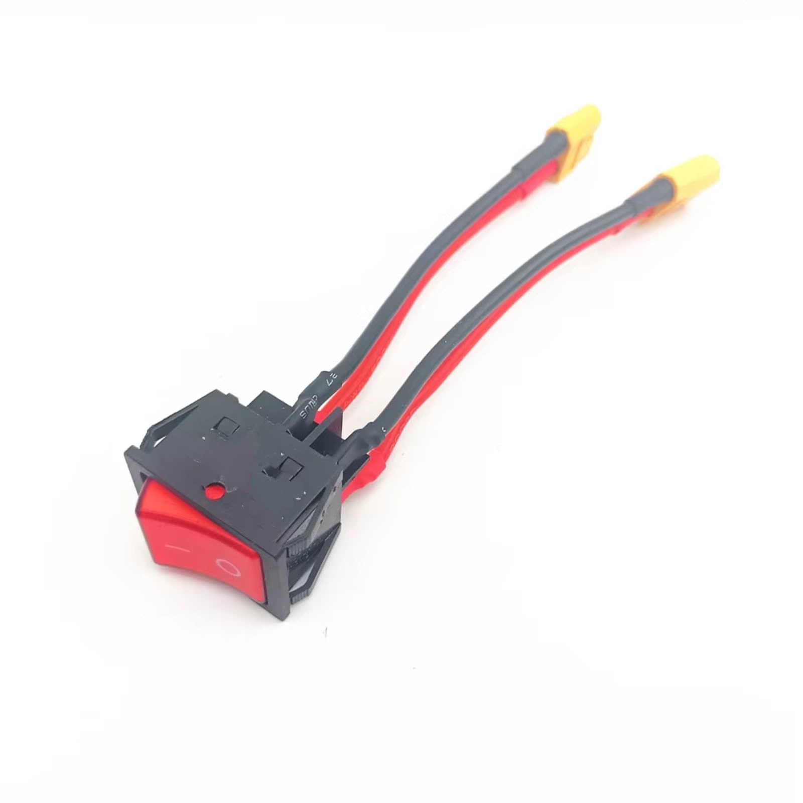 Controlador Rc Para 30A 12V 24V 550 775 Motor Escobillado Interruptor Principal Batería Encendido Apagado Alta Corriente Enchufe XT60 T Cable Reparación Remolcadores Barcos Cebo(With XT60 Plug)