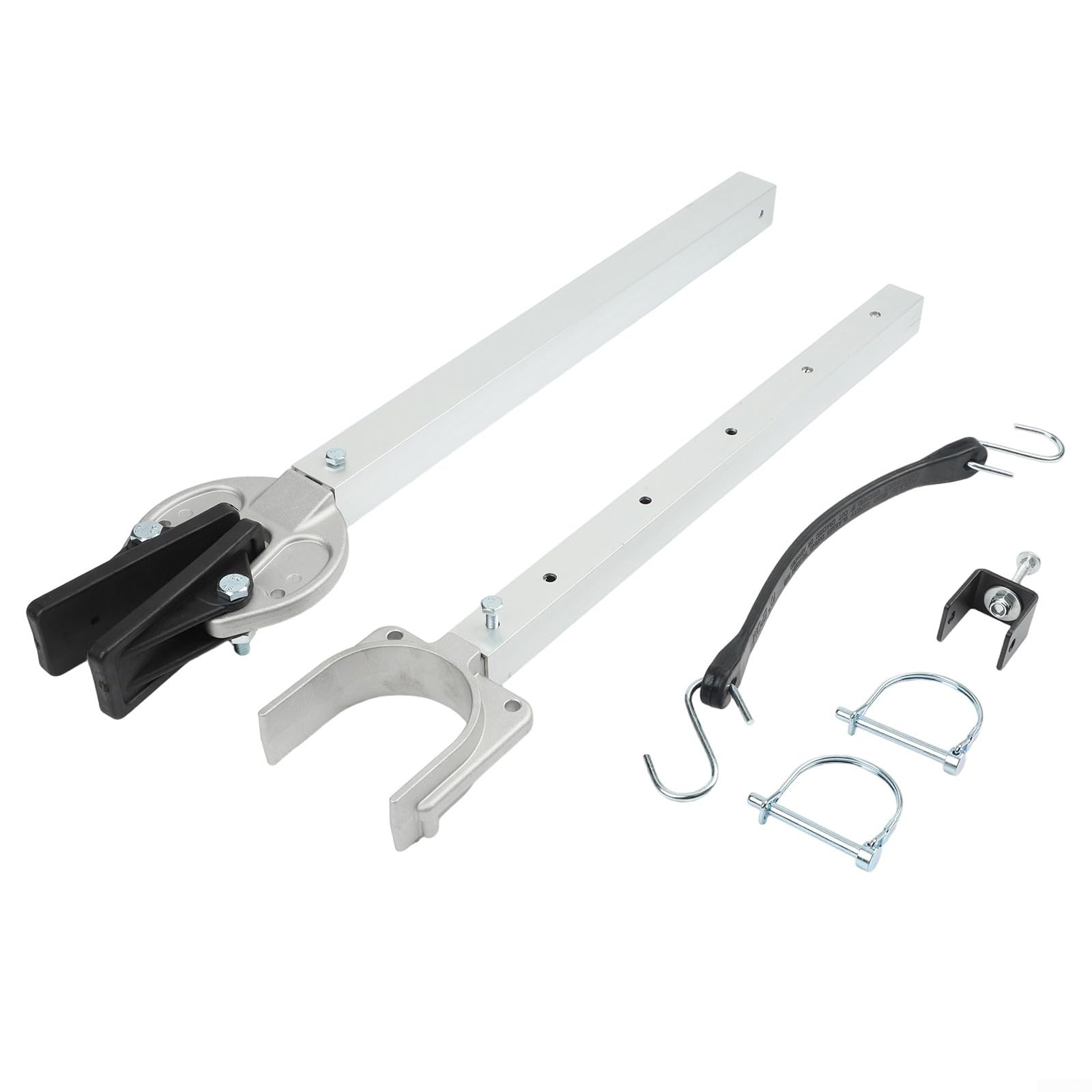 Heavy Duty Boat Transom Saver regolabile 23-35 pollici, supporto motore in acciaio zincato con testa composita per motori fuoribordo fino a 100HP, supporto antiruggine per rimorchio
