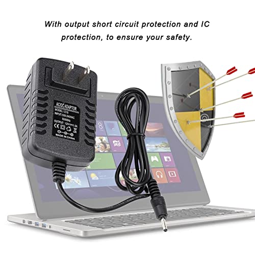 Ashata 12V 1.5A Ac Charger Adapter For Acer Iconia Tab A500 A501 A200 A100 A101 Series Tablet, Short Circuit Protection, Ic Protection, Extra Long 2.95Ft Ac Adapter Power Cord, Us #TOP2