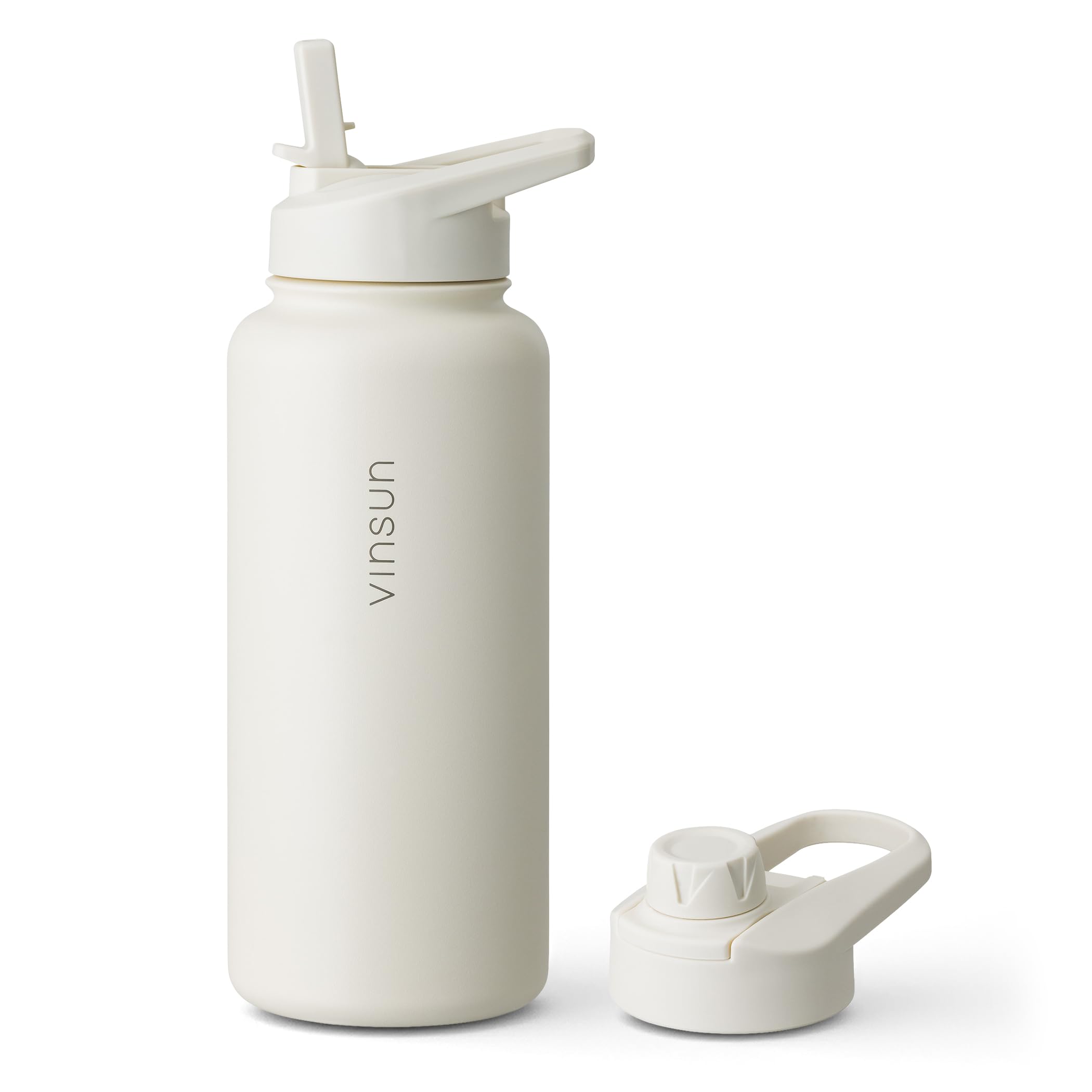 Vinsun Stainless Steel Water Bottle 1L - Leak-Proof, BPA Free, Reusable
