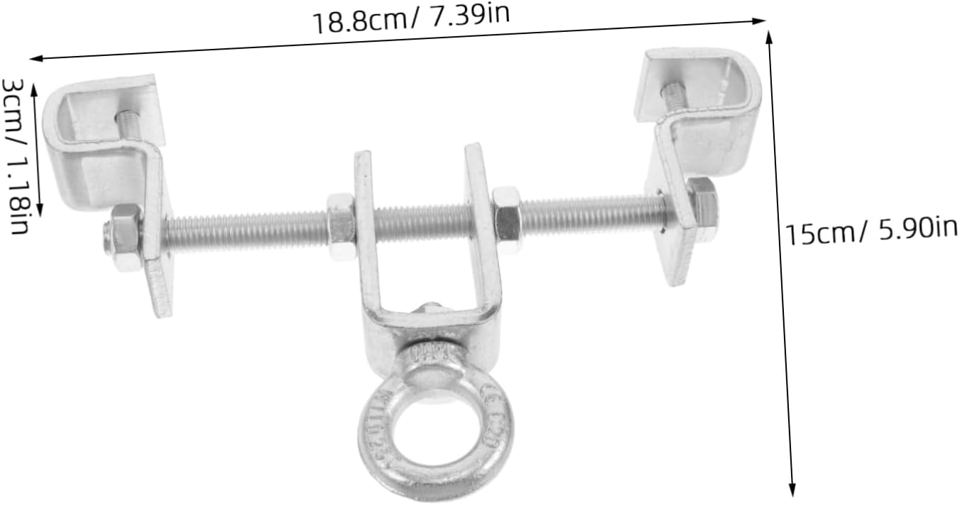 TOYANDONA 2pcs Adjustable Heavy-Duty Ceiling Hook Mounting Bracket for Hammocks Punching Bags and Suspension Easy Installation Stable Support Versatile Use