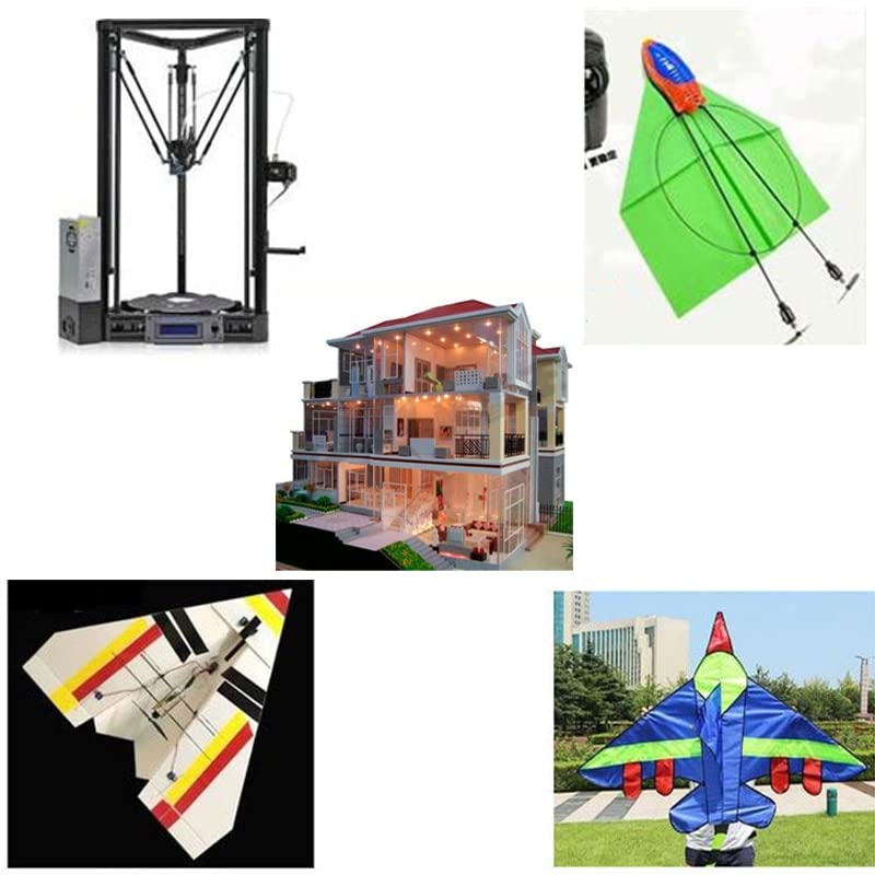 20PC 0.8mm 1mm 1.3mm 1.5mm 2mm 3mm 4 5mm 6mm (500mm) Carbon Fiber Rod for RC Plane DIY Tool High Strength Light Weight Solid Bar - (Color: 20PC 2.5x500mm)