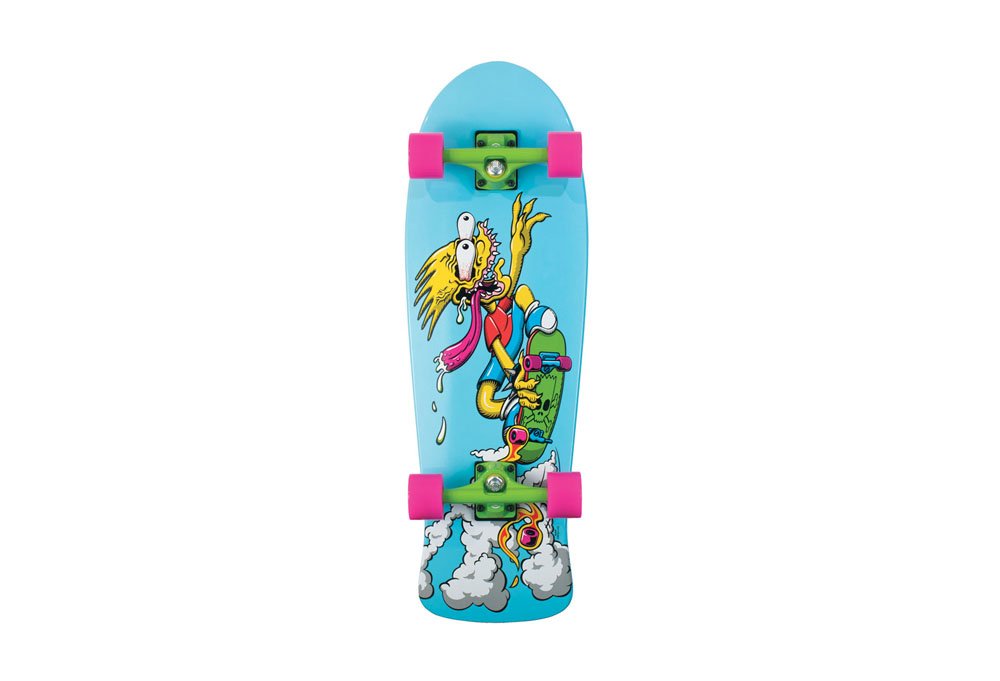 Santa Cruz Slasher 11112614 Bart Simpson Longboard 9.8 x 30.2