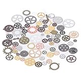 Engranajes Steampunk de Metal, Mezcla de Colores de Metal Vintage Engranajes Steam Punk Mano de Obra Fina para Decoración de Halloween para Juegos de Rol