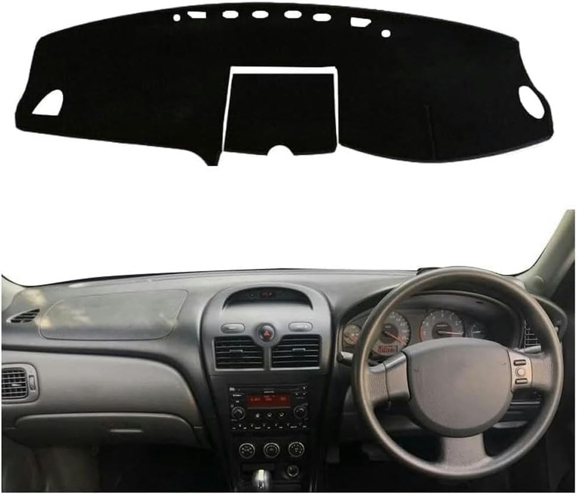 Anti-Slip Mat Dashboard Cover Pad Interior Mat for Nissan Almera Classic I 2006-2013 Black Dash Mat Dashboard Cover