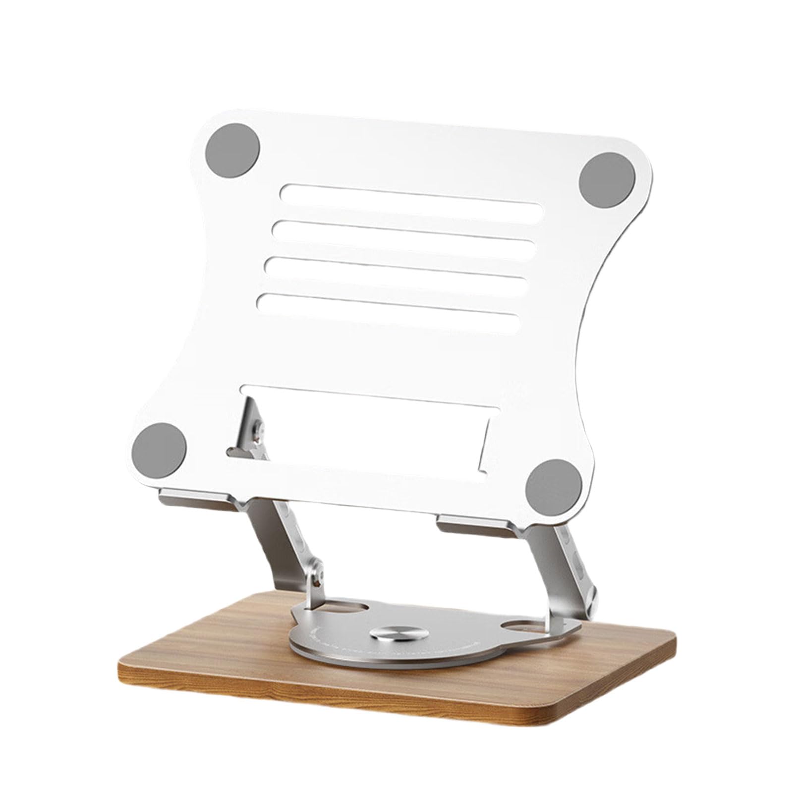 Soporte ergonómico portátil para computadora con diseño giratorio de 360 grados y altura para una mejor refrigeración del soporte de computadora