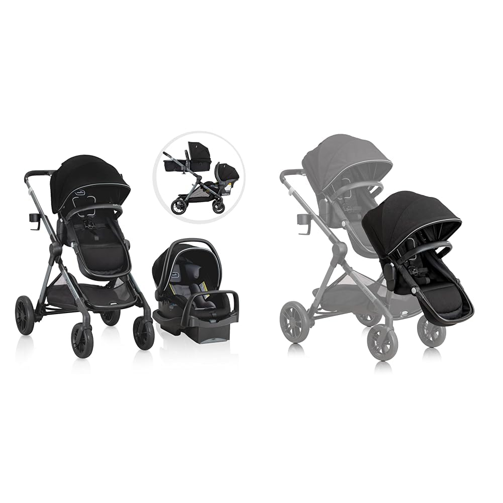 Evenflo Pivot Xpand Modular Travel System With Litemax Infant Car