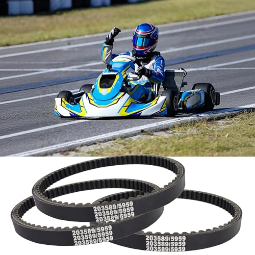 Image of 30 Series Go Kart Drive Belt KT196 Go Kart Torque Converter Drive Belt Replacement for Manco 5959, Comet 203589, Murray 12-8487(3Pcs)