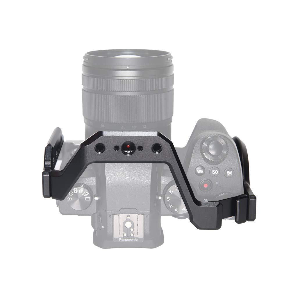NICEYRIG G95 - Jaula para cámara Panasonic G95/G85, con Zapata fría de Carril OTAN y Orificio de localización de Accesorios de 3/8 "-16