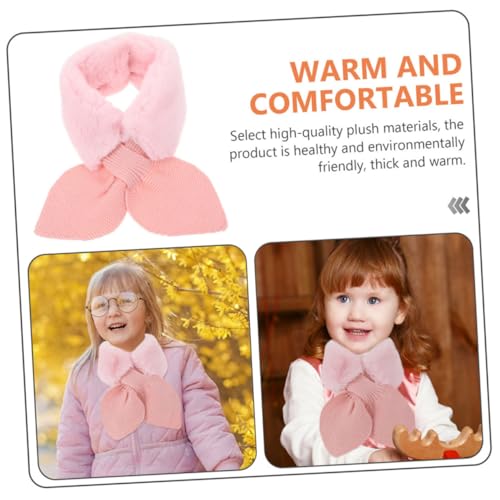 Bufanda de invierno para bebés, accesorio de felpa para ropa infantil 6