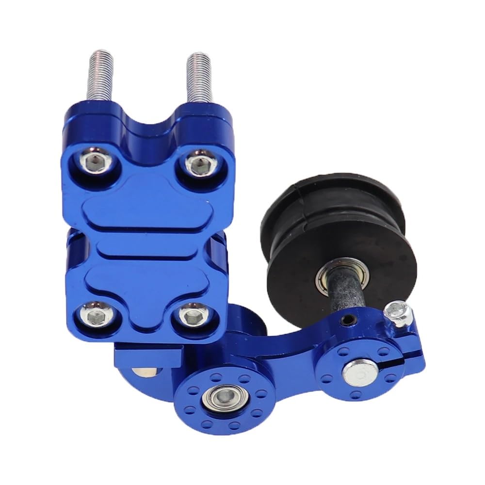 Ajusteur de Chaîne Rouleau tendeur de chaîne de réglage en alliage d'aluminium, pour moto Chopper ATV noir rouge argent bleu Tendeur de Chaîne de Réglage de