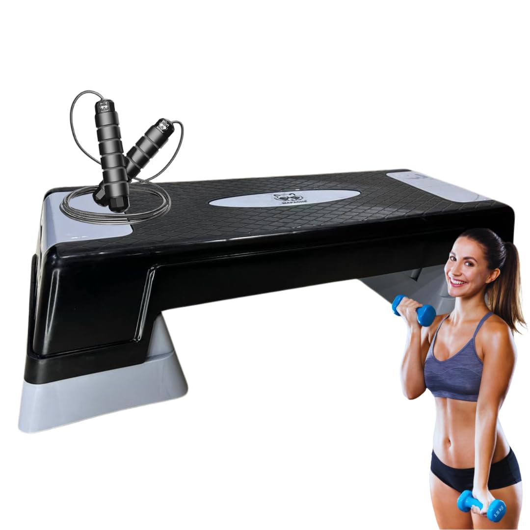 Mapache Step Platform Giant Aerobic Stepper With Double Side Eva Yoga Mat(4mm-6mm)