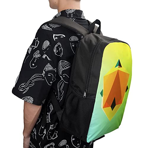 Sac à dos imprimé en 3D relief moderne aux couleurs vibrantes