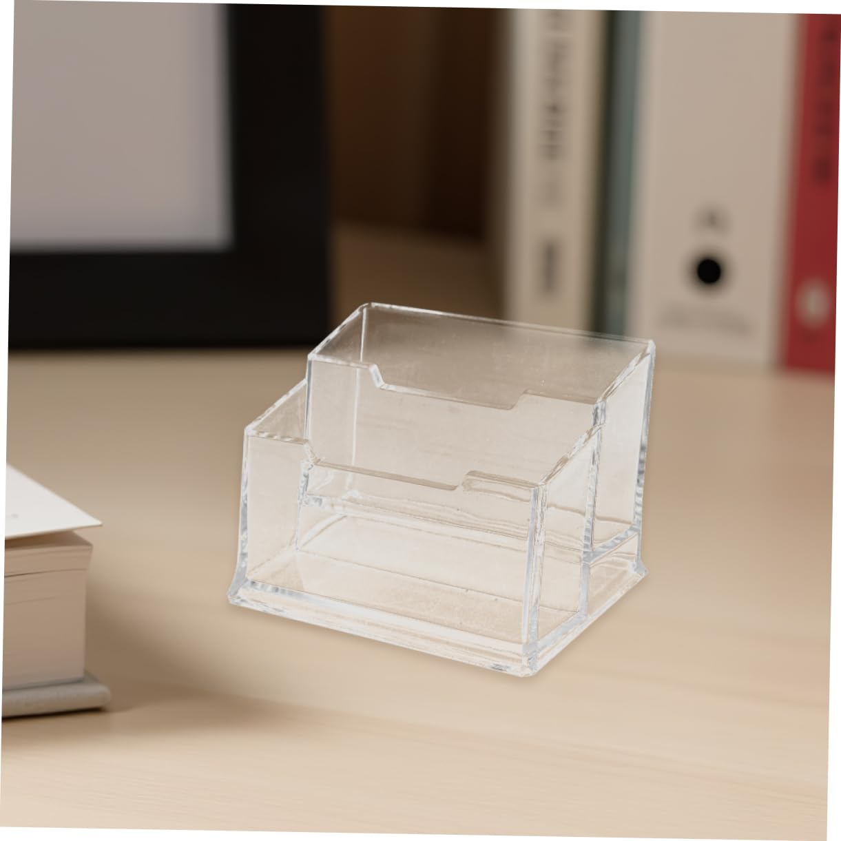 Artibetter 5pezzi Biglietti Visita in Plastica Organizzatore Espositore Per Ufficio Conferenze Hotel Centri Ricevimento