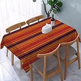 EASY MAINTENANCE FOR BUSY HOMES: Keep your waterproof tablecloths always new with simple care. Machine washable and quick to dry flat, resist shrinking and fading. The polyester material remains vibrant wash after wash, making them ideal for busy homes.